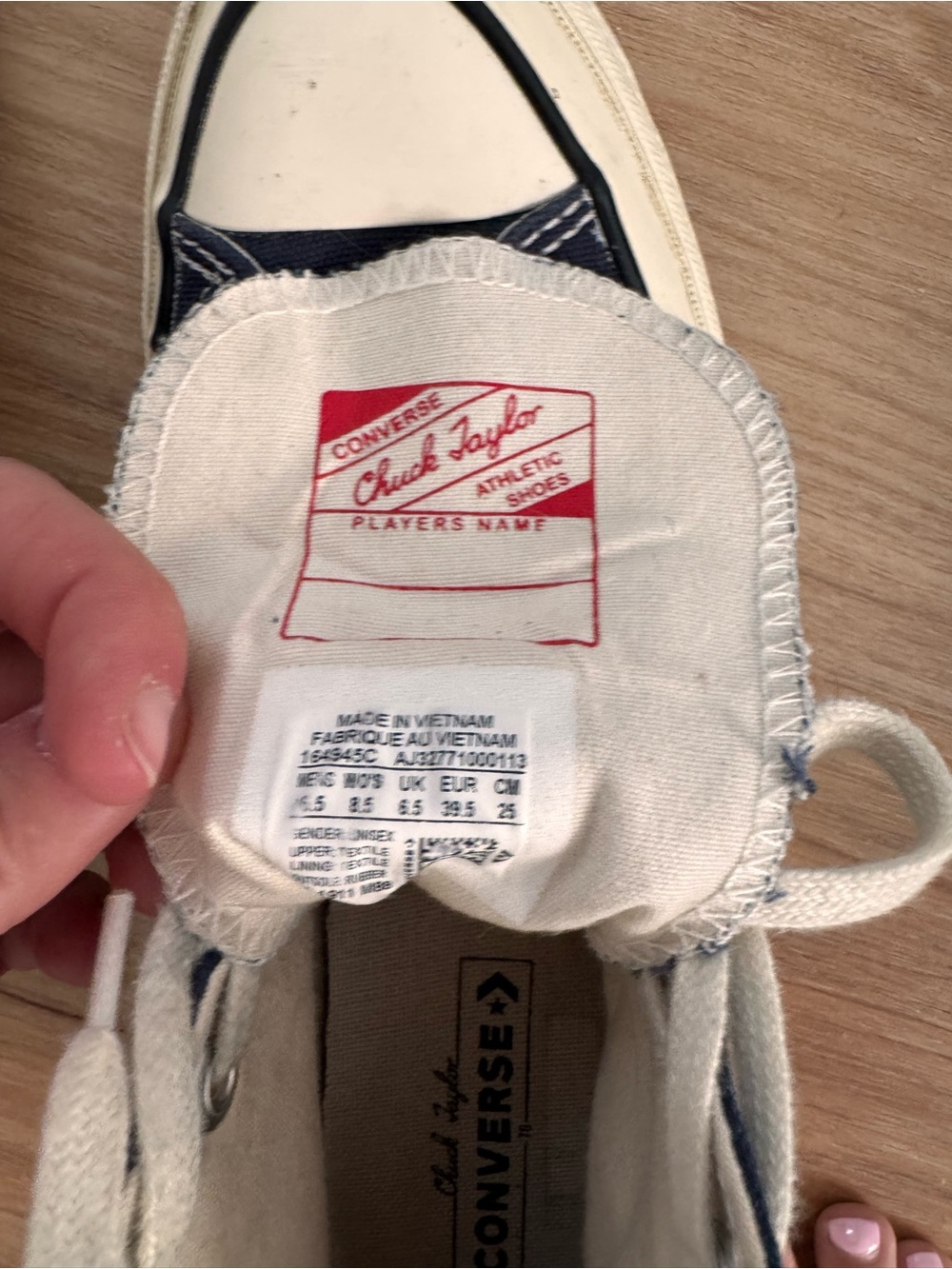 Chuck Taylor 70 High Top Navy - Picture 9 of 9